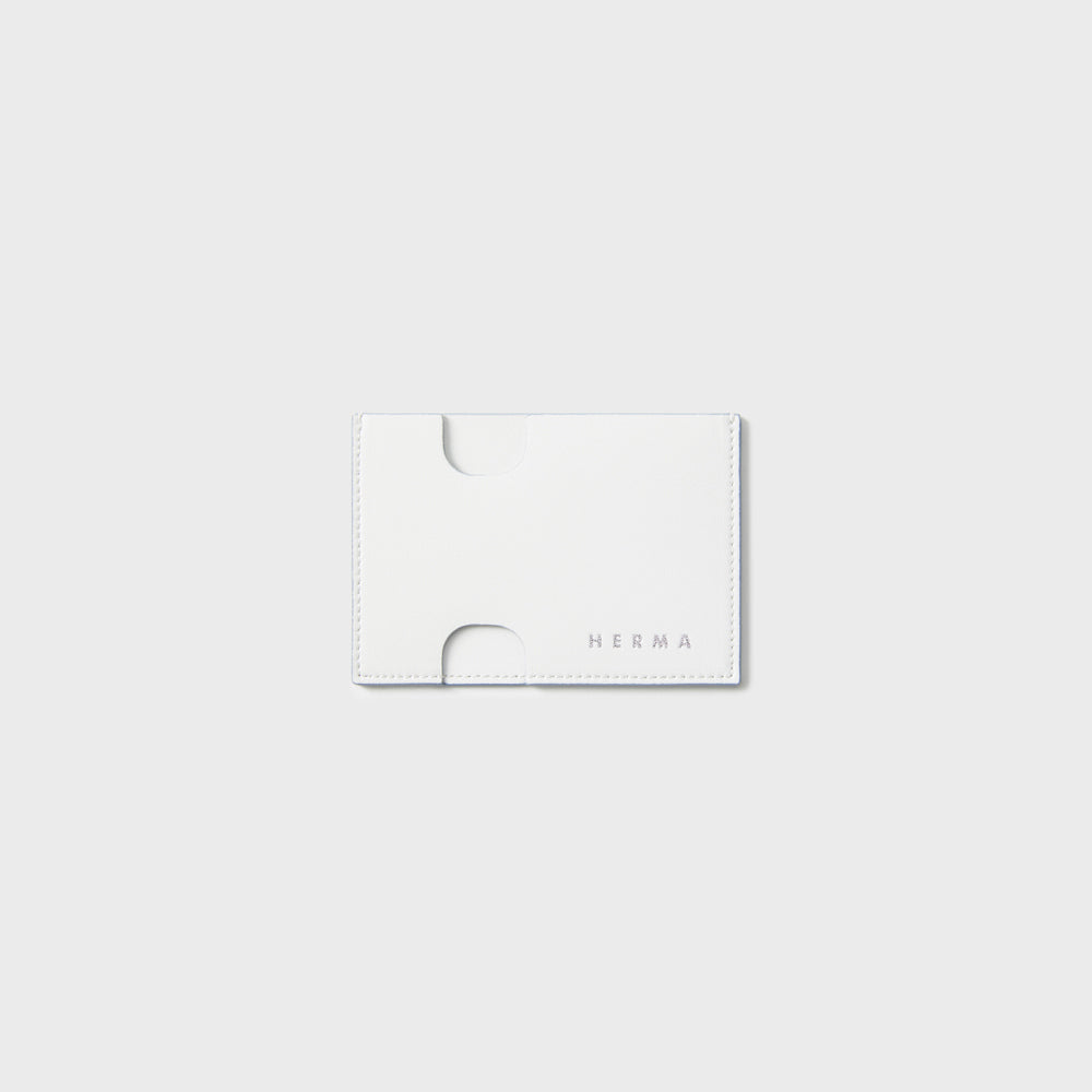 H Card Holder White Bluebell Edge