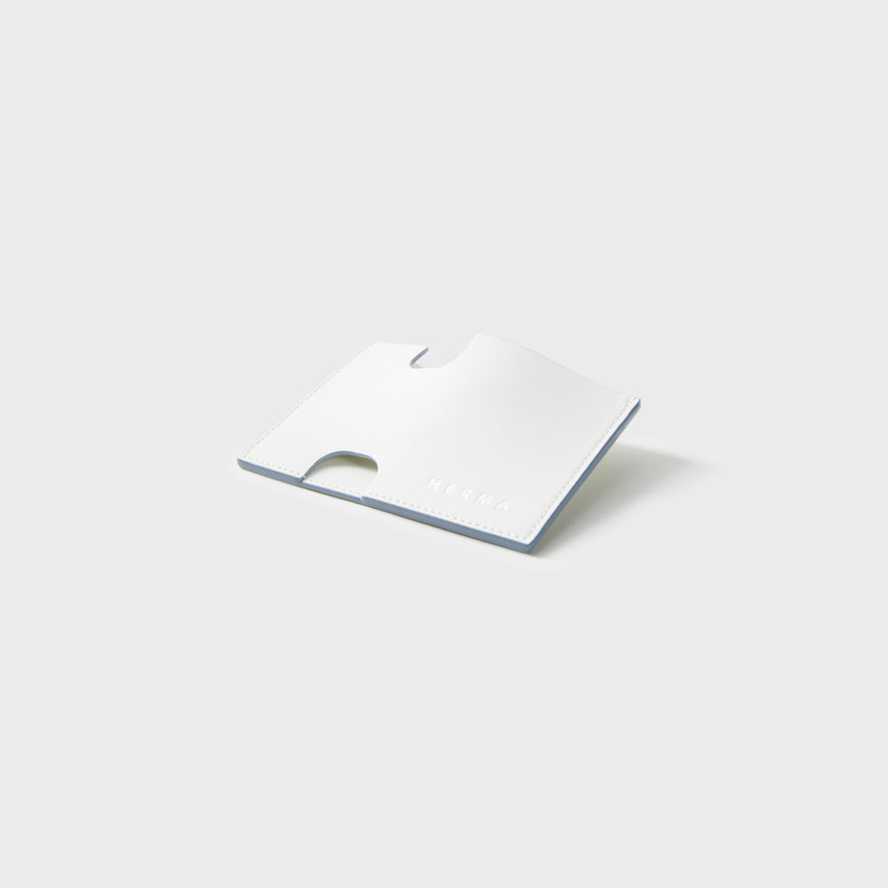 H Card Holder White Bluebell Edge