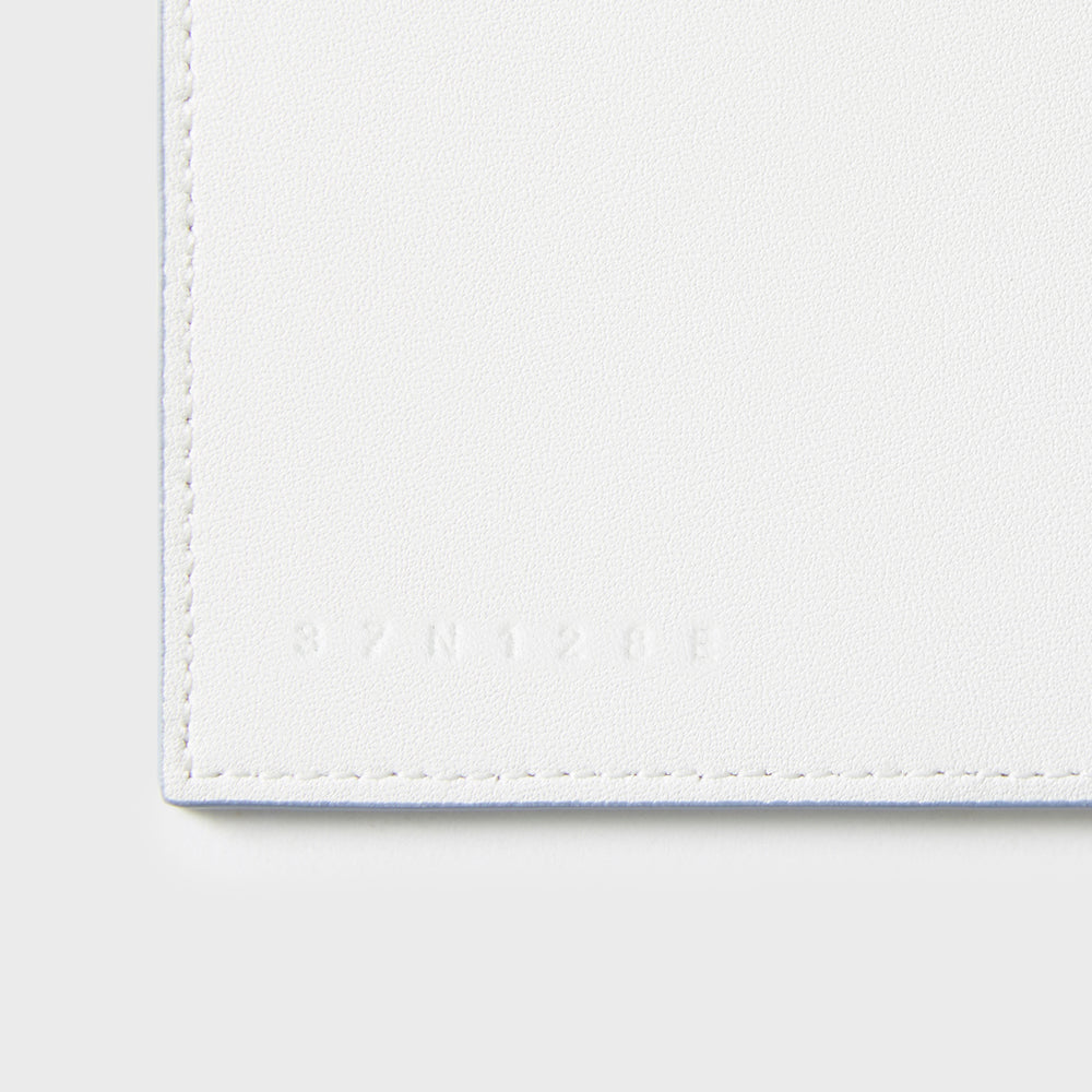 H Card Holder White Bluebell Edge
