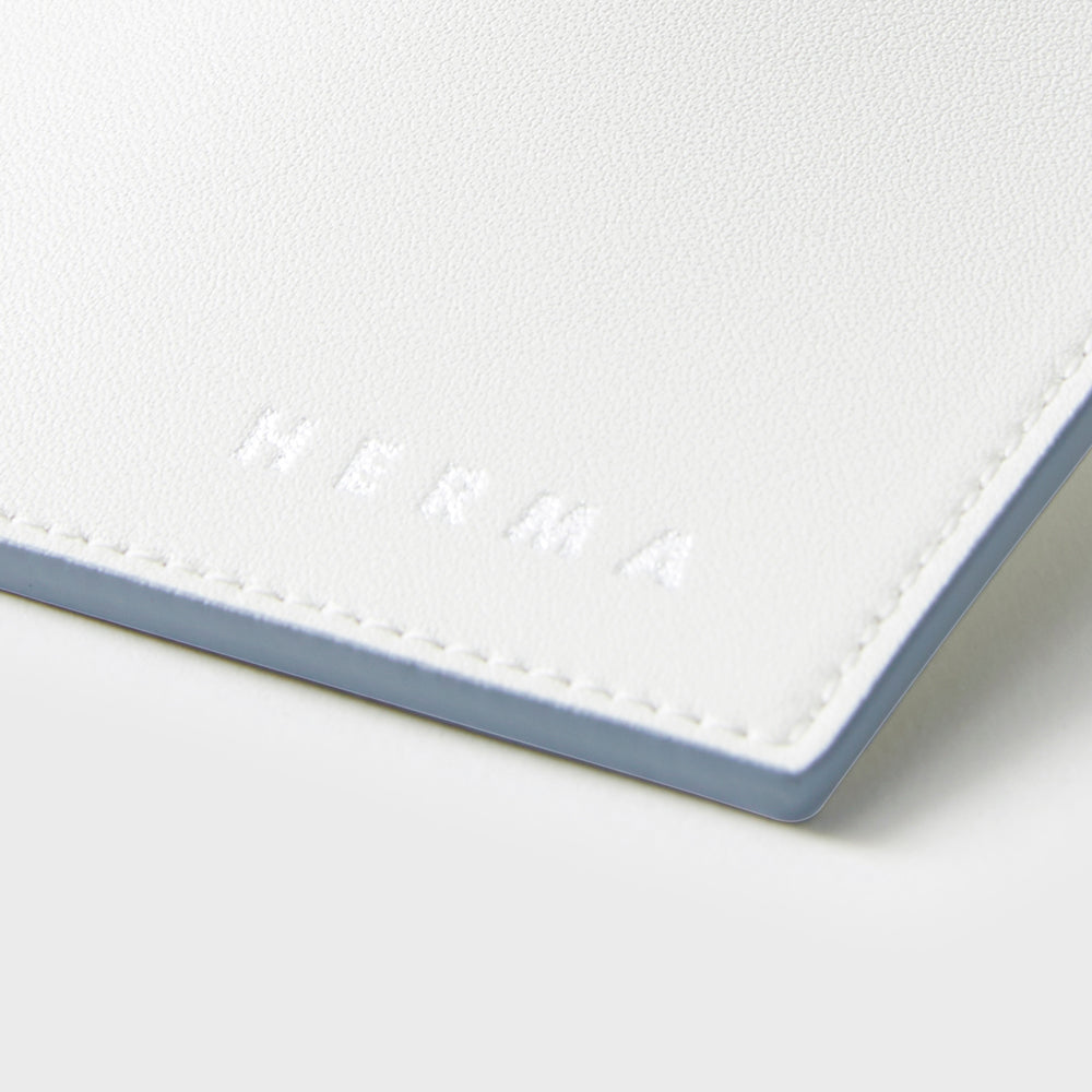 H Card Holder White Bluebell Edge